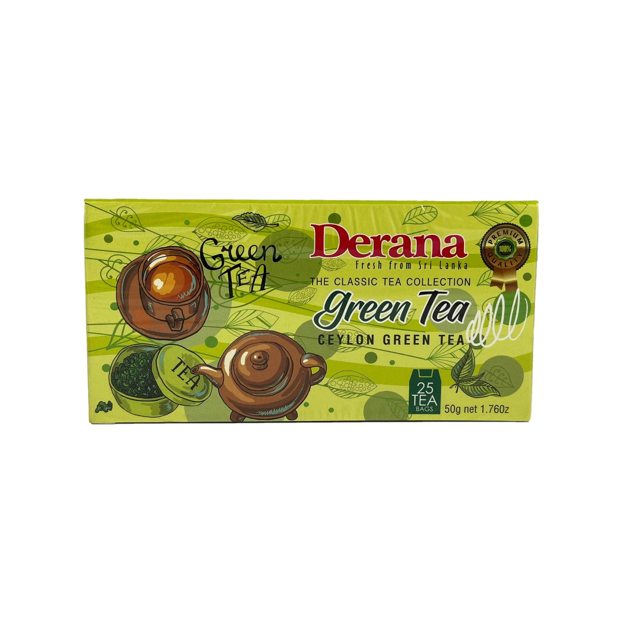 Derana Green Tea 25bgs 50g