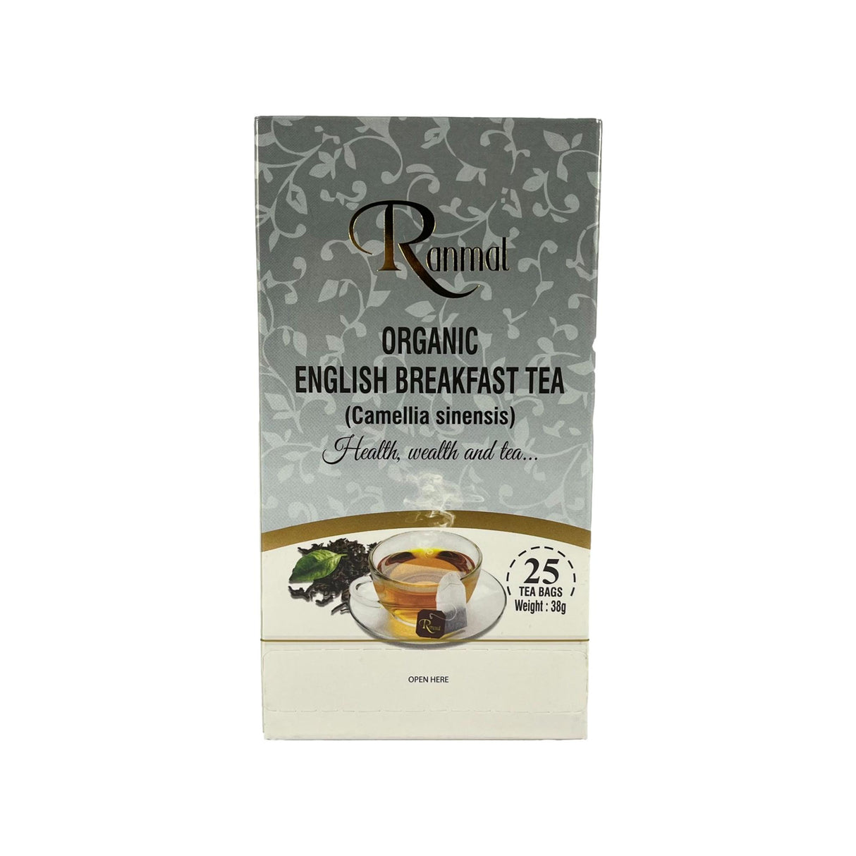 Ranmal Oganic English Breakfast Tea 25bgs 38g