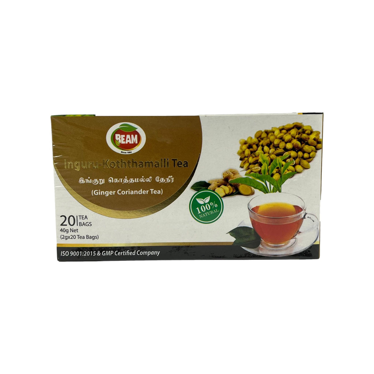 Beam Inguru Koththamalli Tea 40g 20 bags