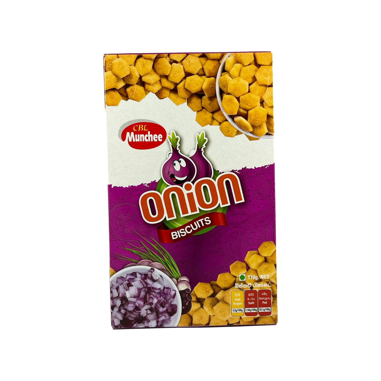 Munchee Onion Biscuits 170g