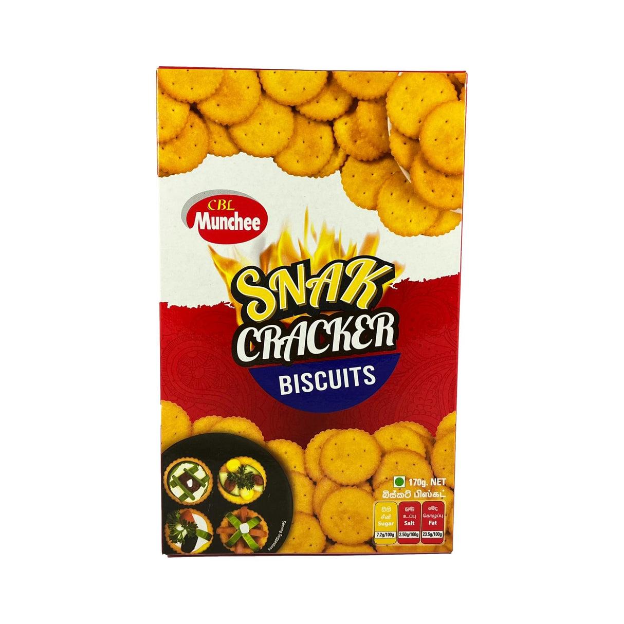 Munchee Snak Cracker Biscuits 170g