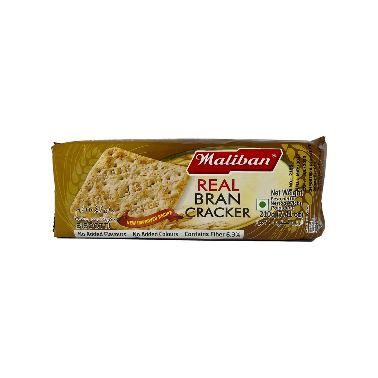 Maliban Real Bran Cracker 210g