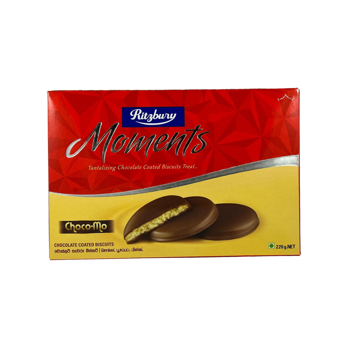 Ritzbury Moments Chocolate Coated Biscuits 220g