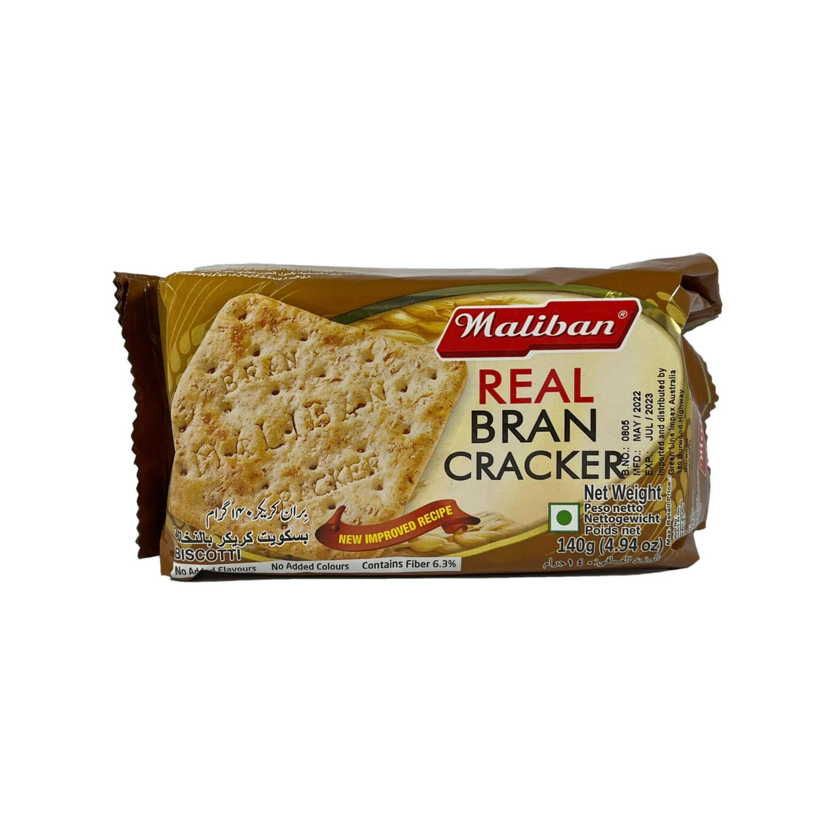 Maliban Real Bran Cracker 140g