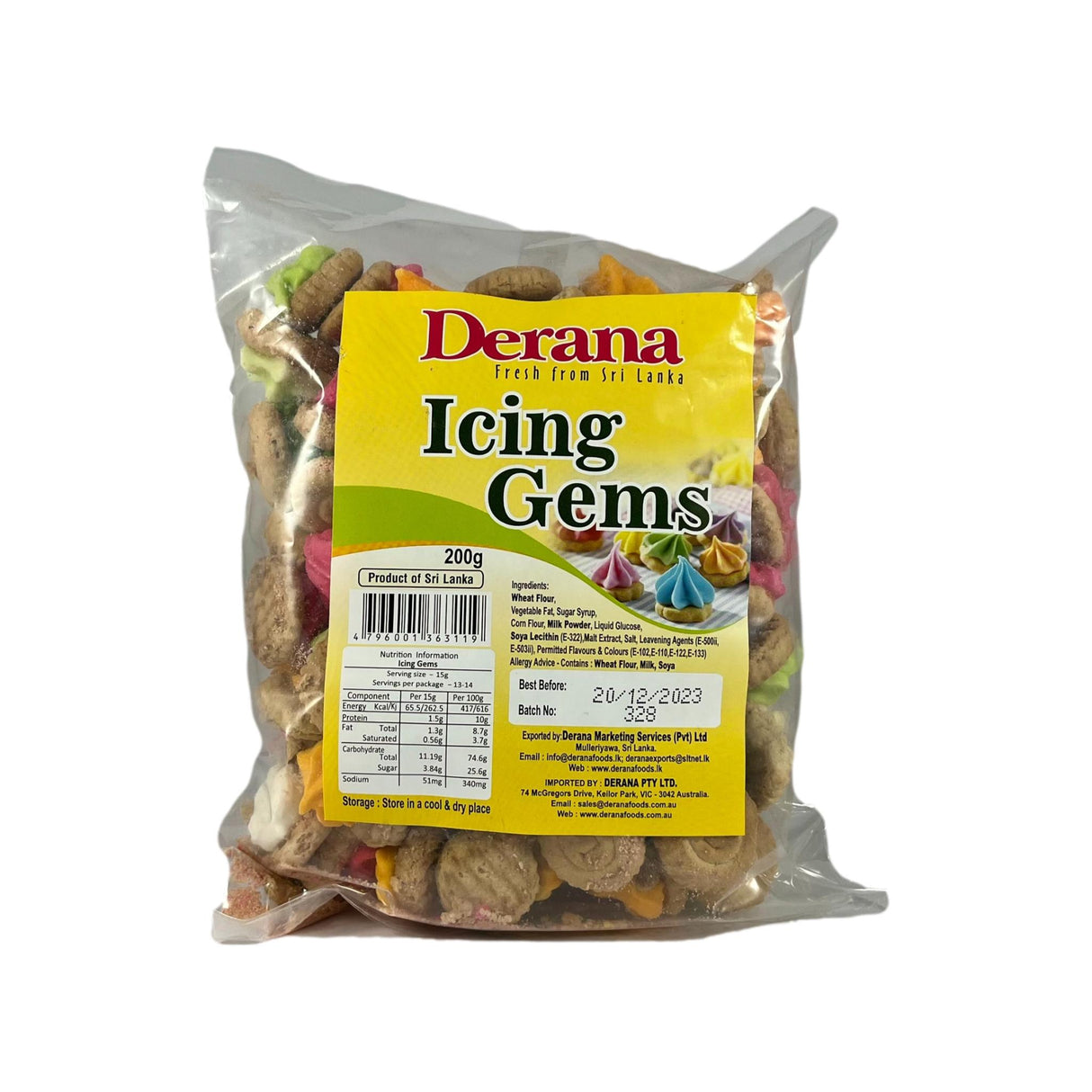 Derana Icing Gems 200g