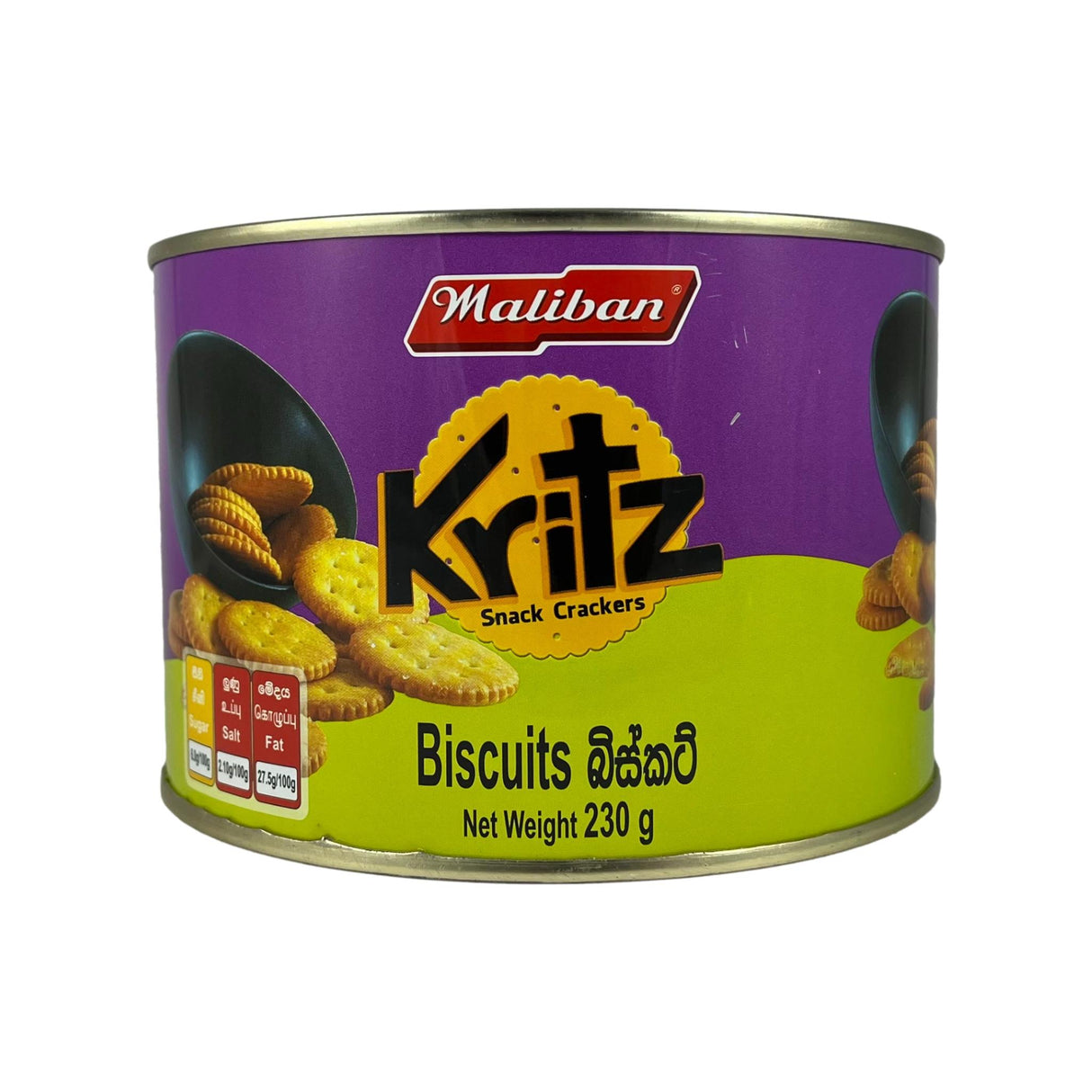 Maliban Kritz Snack Crackers 230g