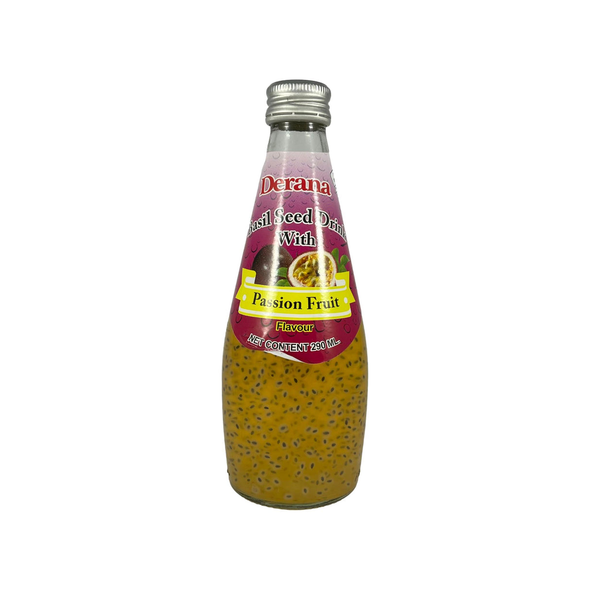 Derana Basil Seed Drink With Passion Fruit Flavour 290ml