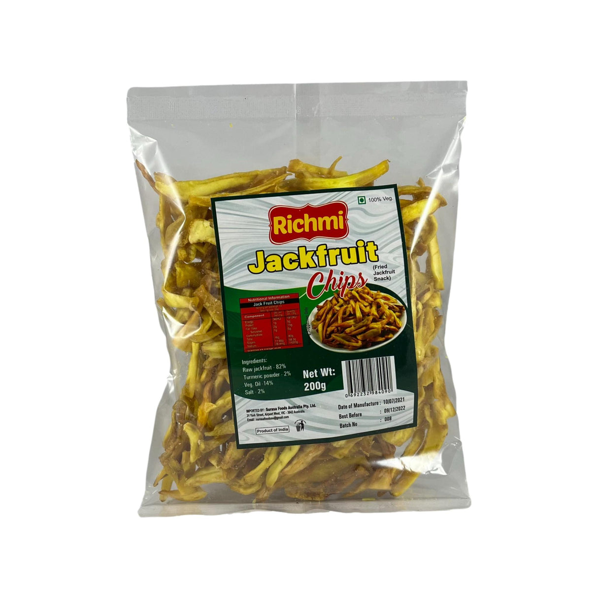 Richmi Jackfruit Chips 200g