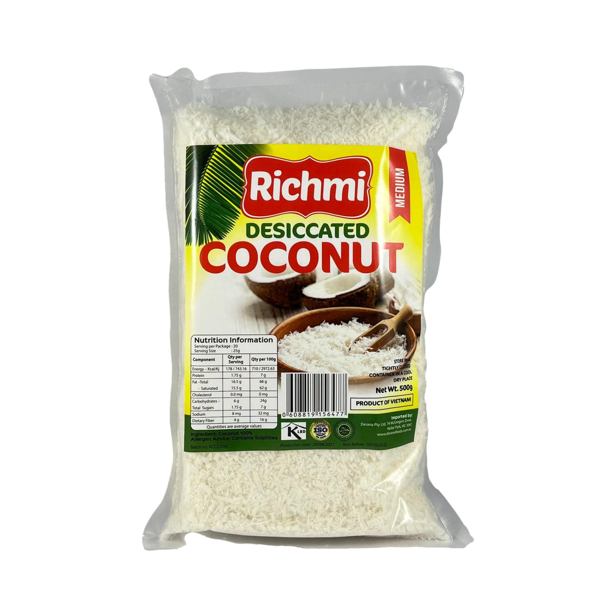 Richmi Desiccated Coconut Fine 500g