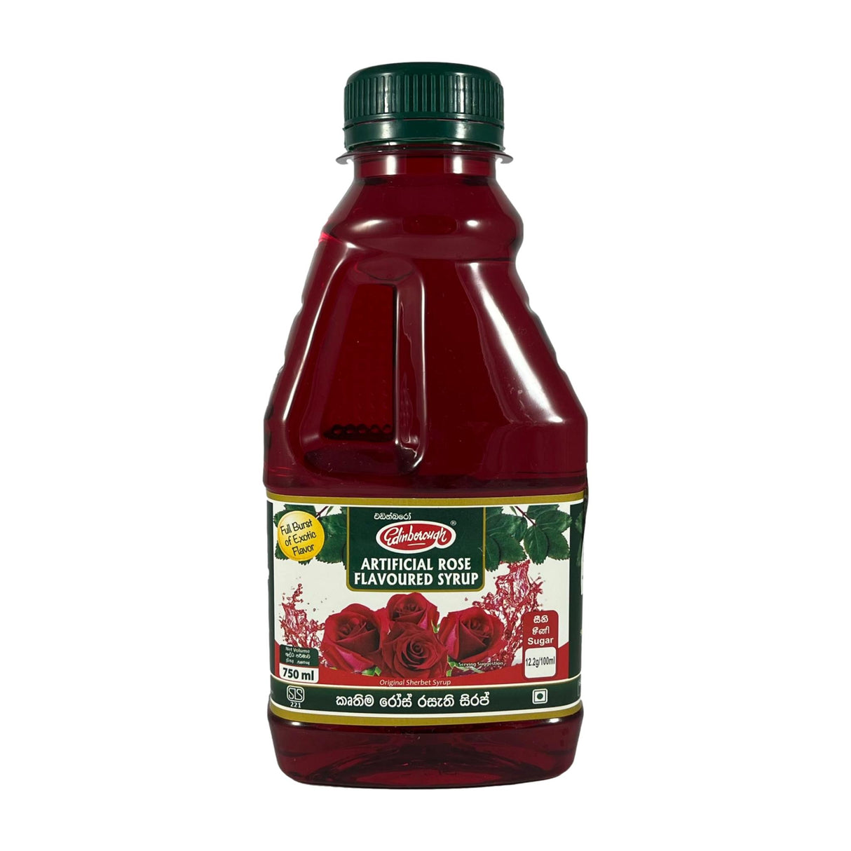 Edinborough Artificial Rose Flavoured Syrup 750ml