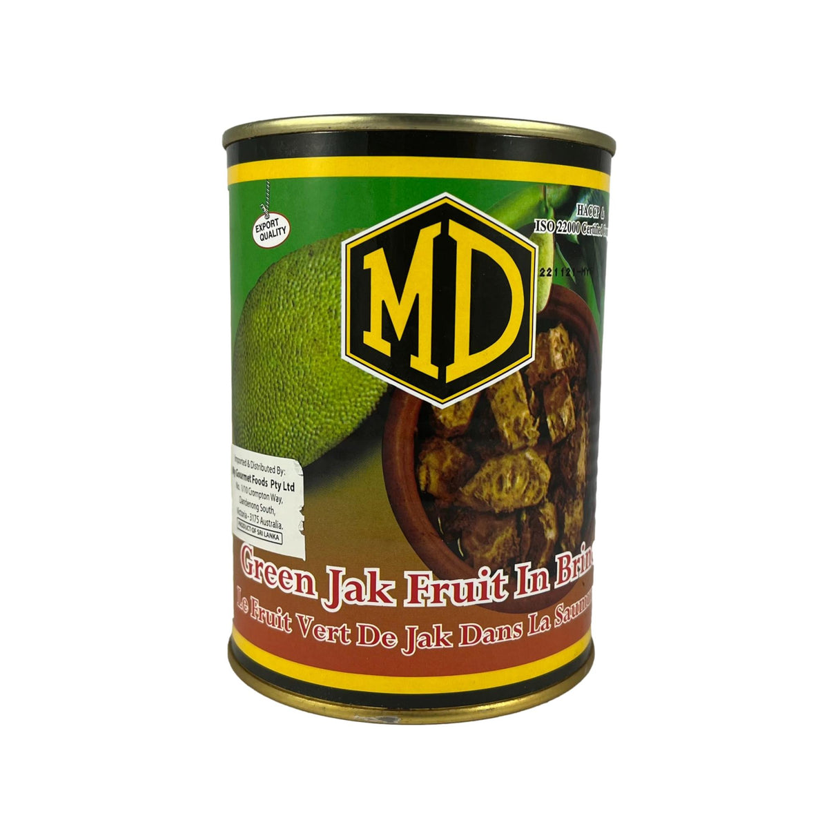 MD Green Jak Fruit in Brine 560g