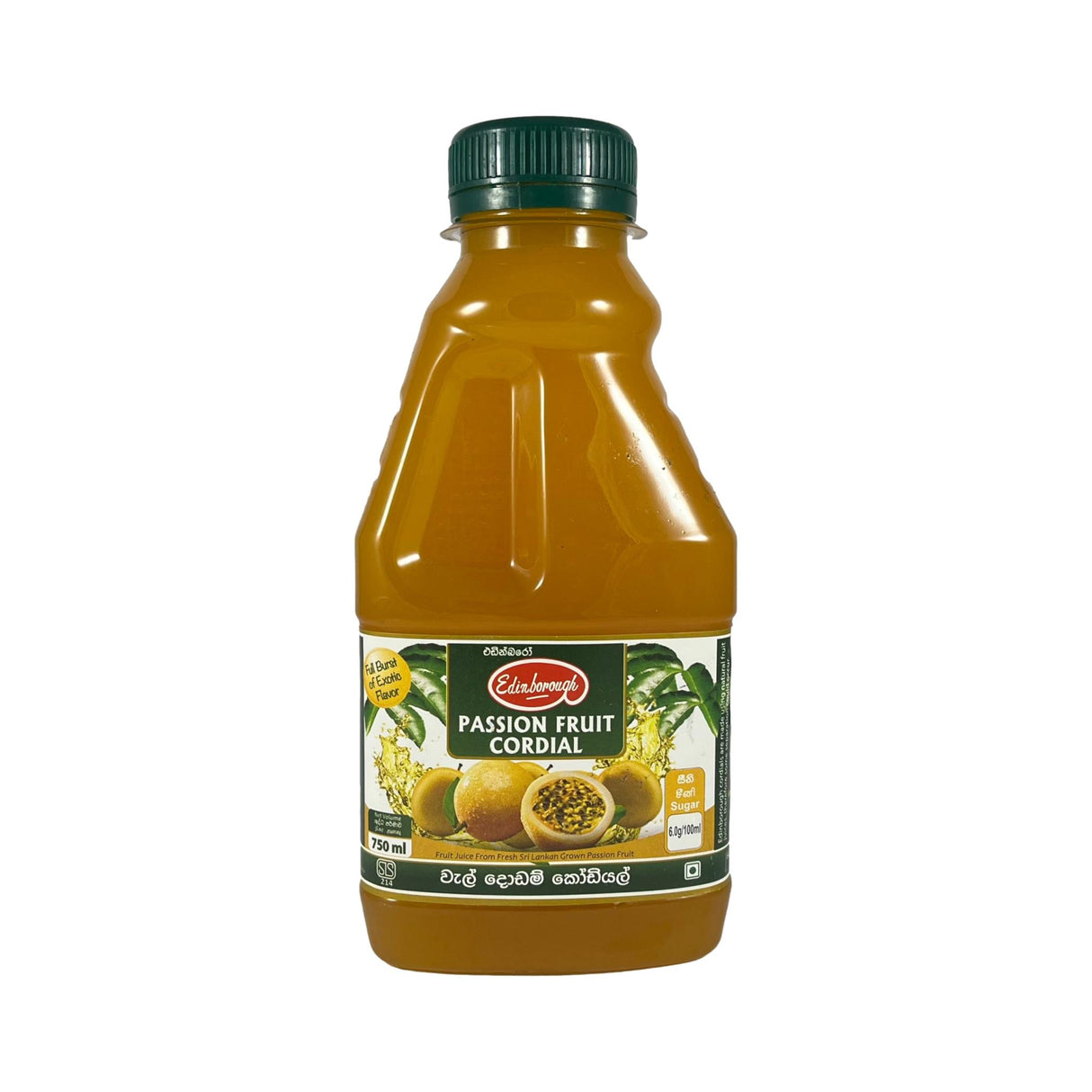 Edinborough Passion Fruit Cordial 750ml