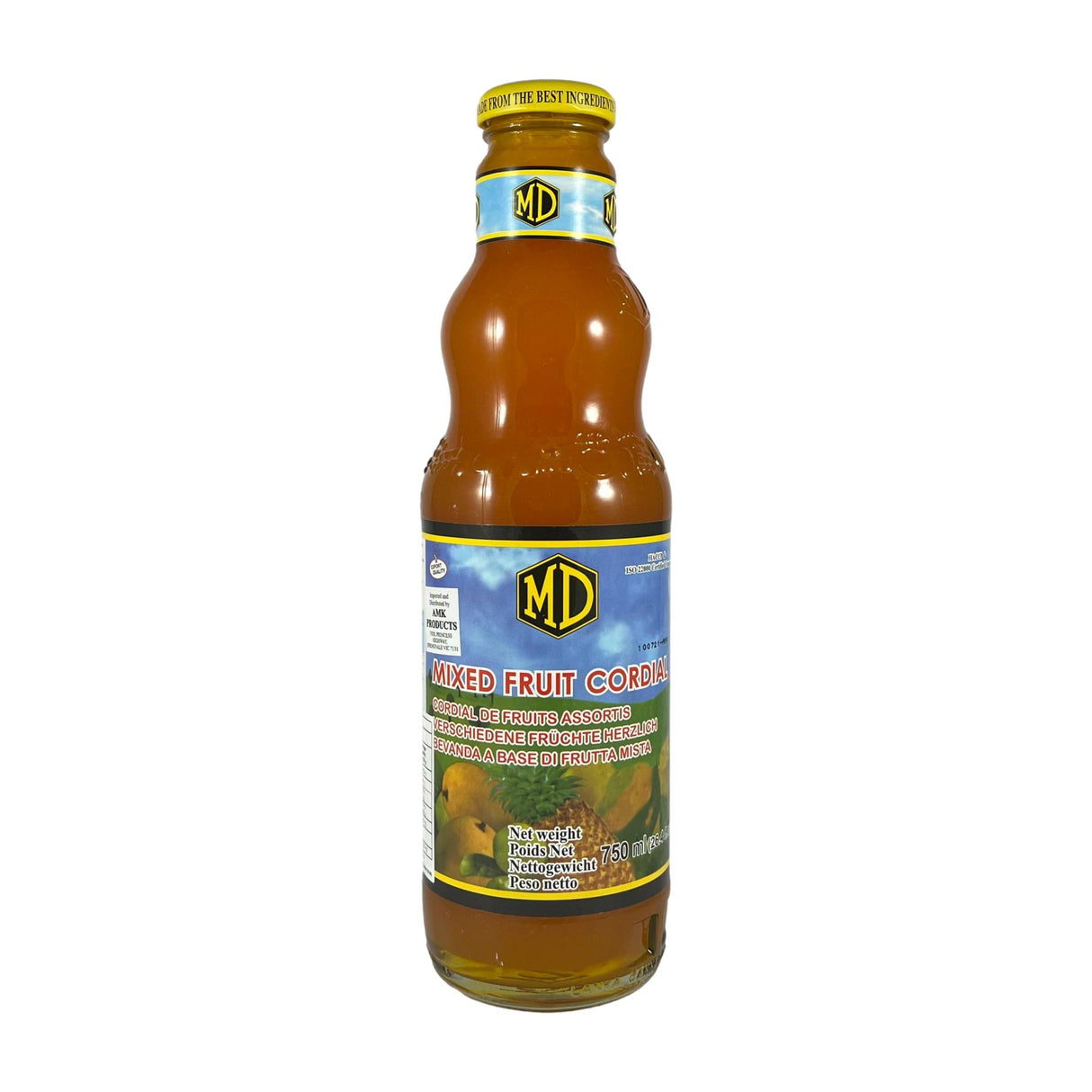 MD Mixed Fruit Cordial 750ml