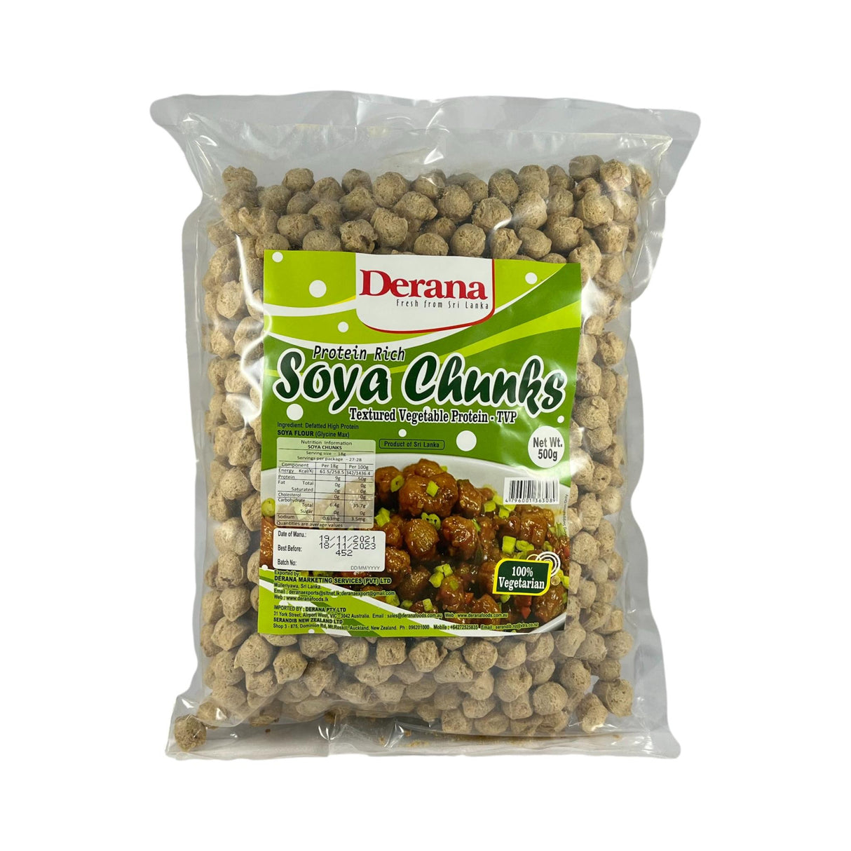 Derana Soya Chunks 500g