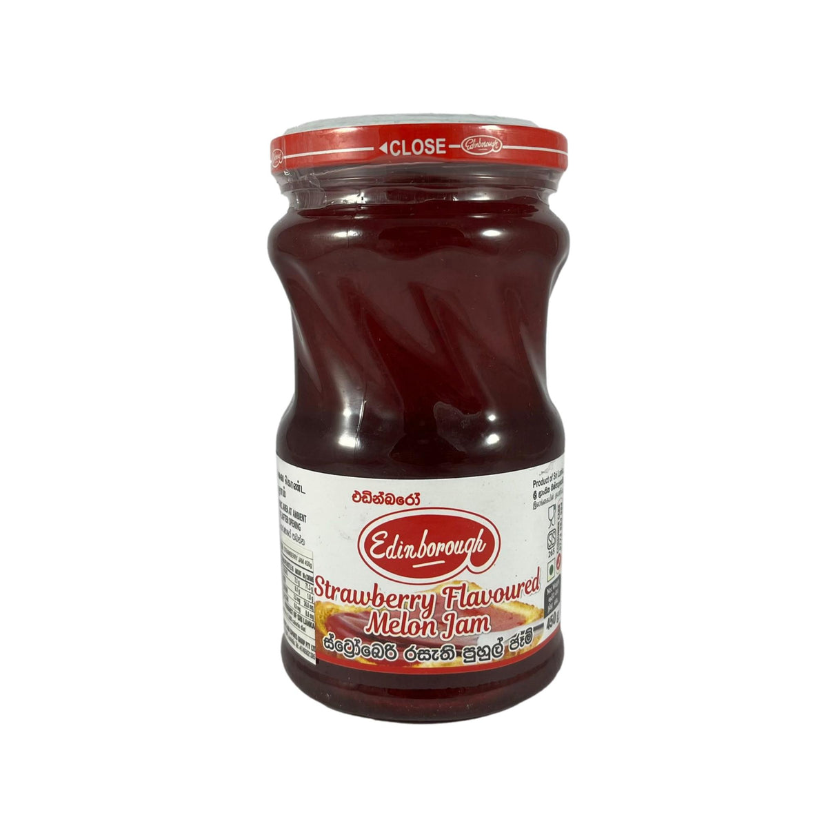 Edinborough Strawberry Flavoured Melon Jam 450g