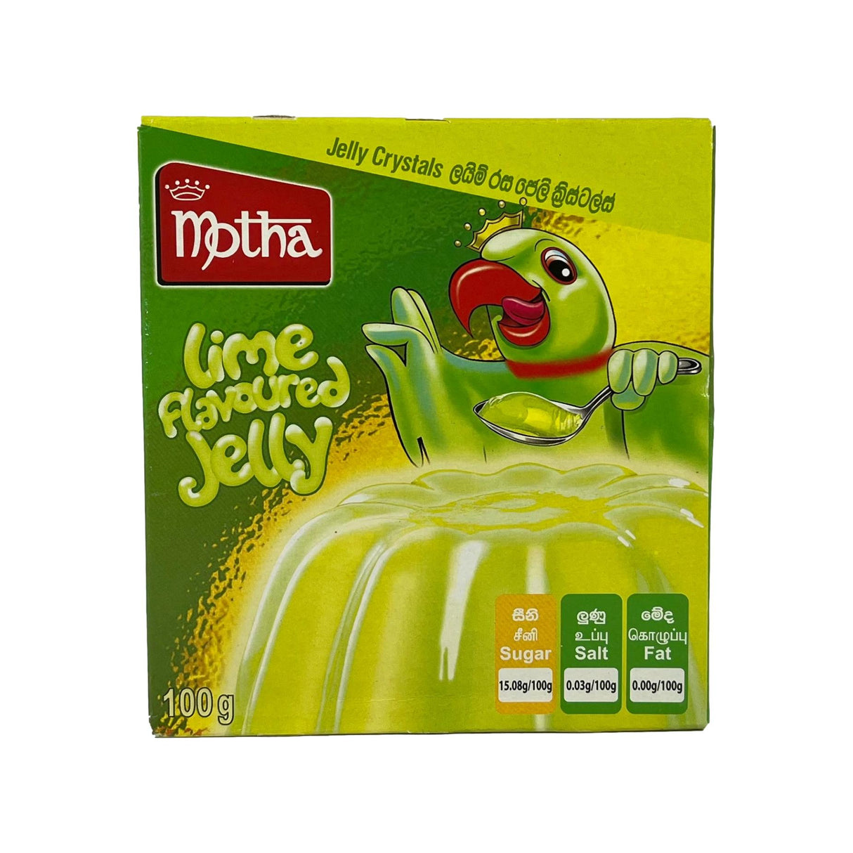 Motha Lime Flavoured Jelly 100g