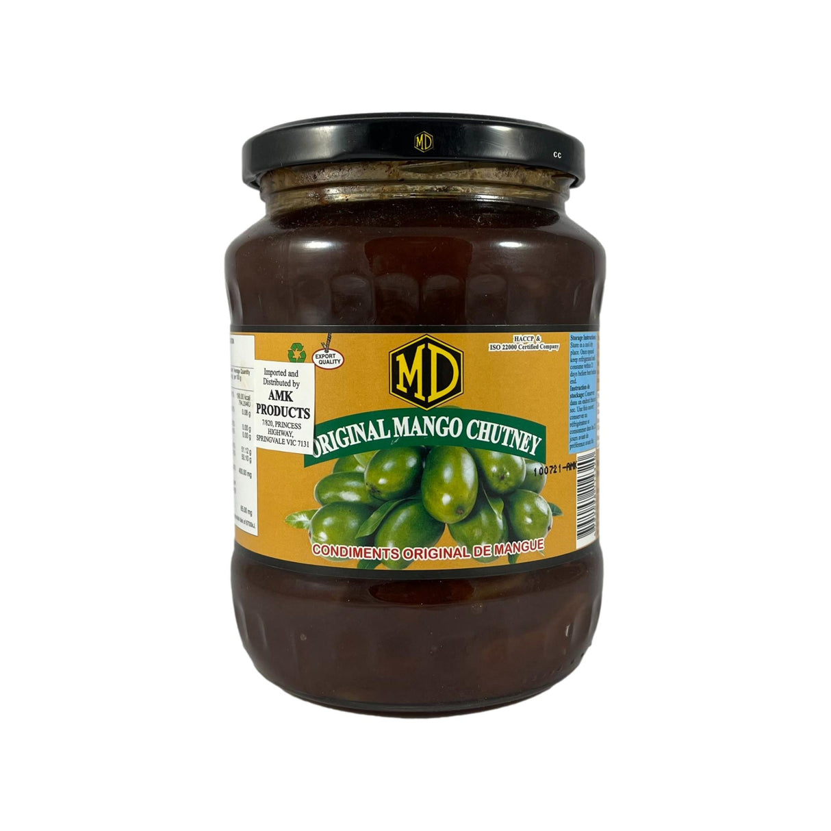 MD Original Mango Chutney 900g