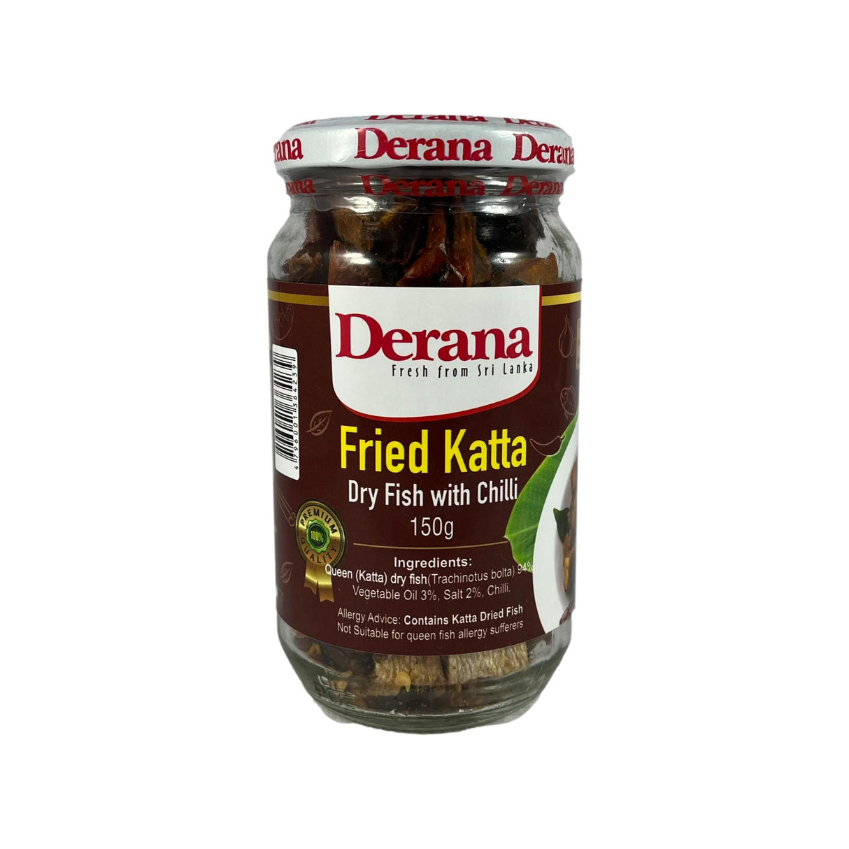 Derana Fried Katta Dry Fish with Chilli 150g