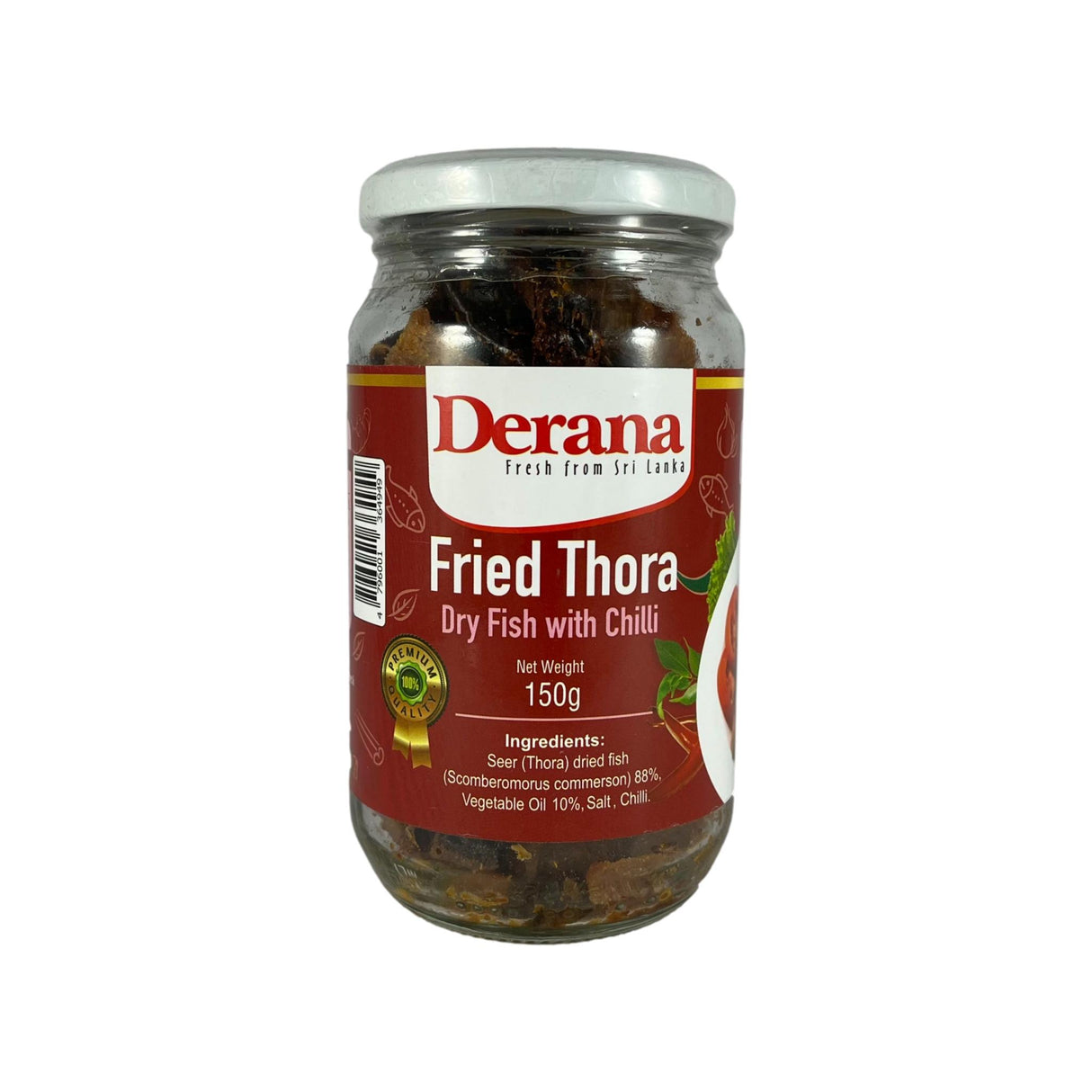 Derana Fried Chilli Thora (Seer) 150g