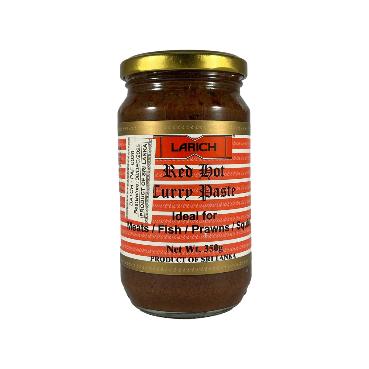 Larich Red Hot Curry Paste 350g