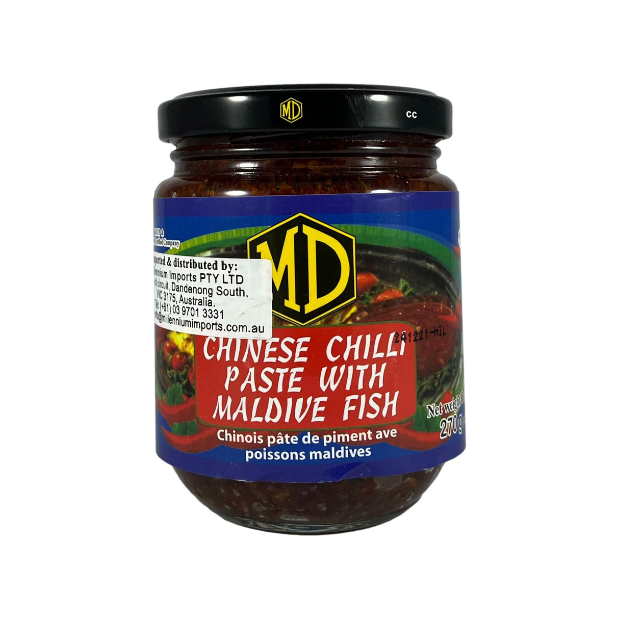 MD Chinese Chilli Paste With Maldive Fish 270g