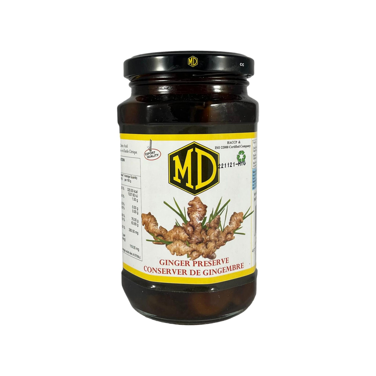 MD Ginger Preserve 490g