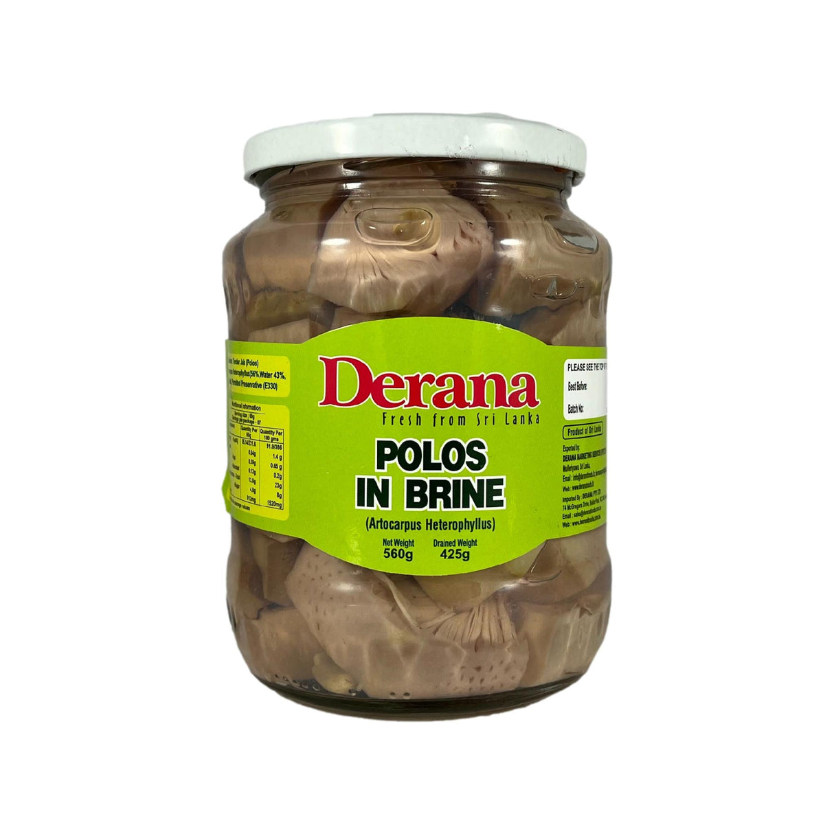 Derana Polos in Brine 560g