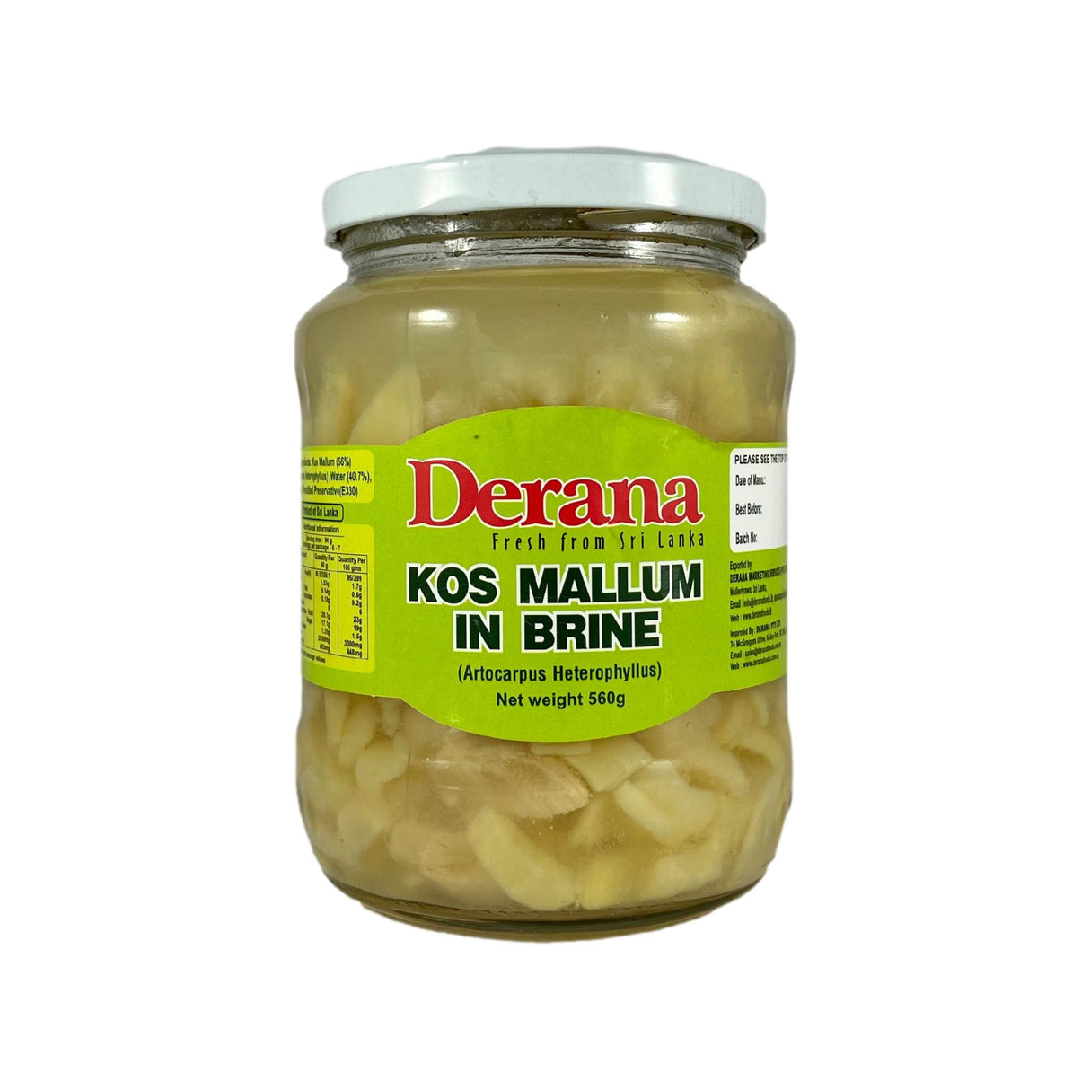 Derana Kos Mallum in Brine 560g