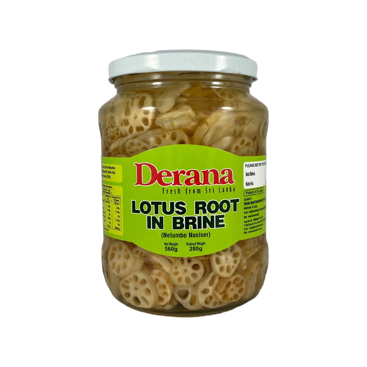 Derana Lotus Root in Brine 560g