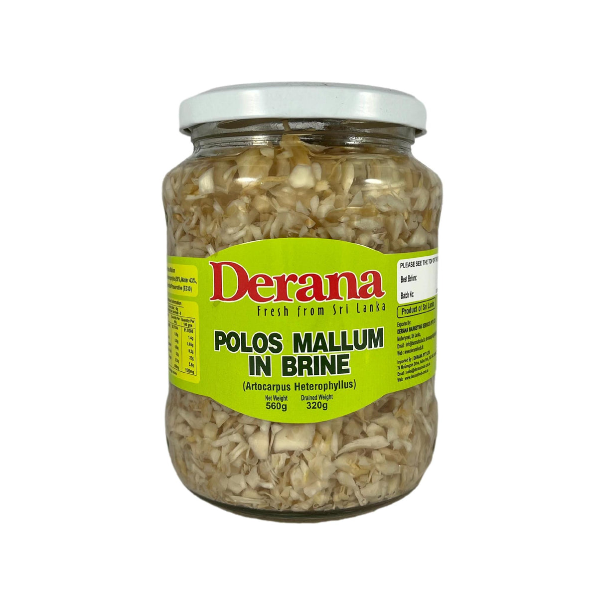 Derana Polos Mallum in Brine 560g