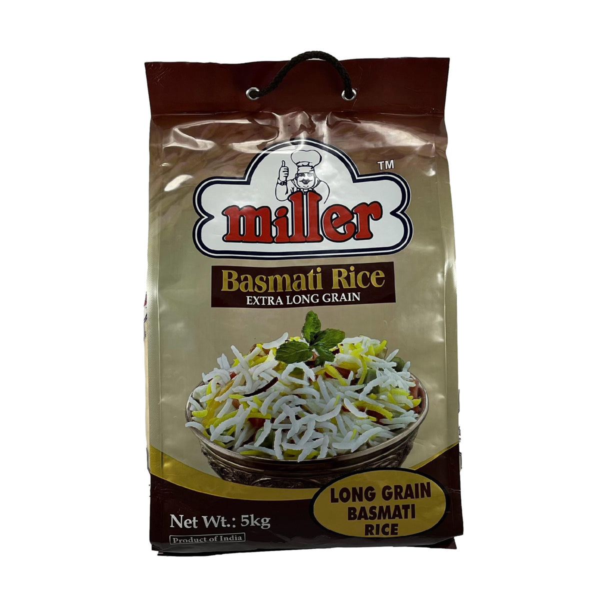 Miller Basmati Rice Extra Long Grain 5kg