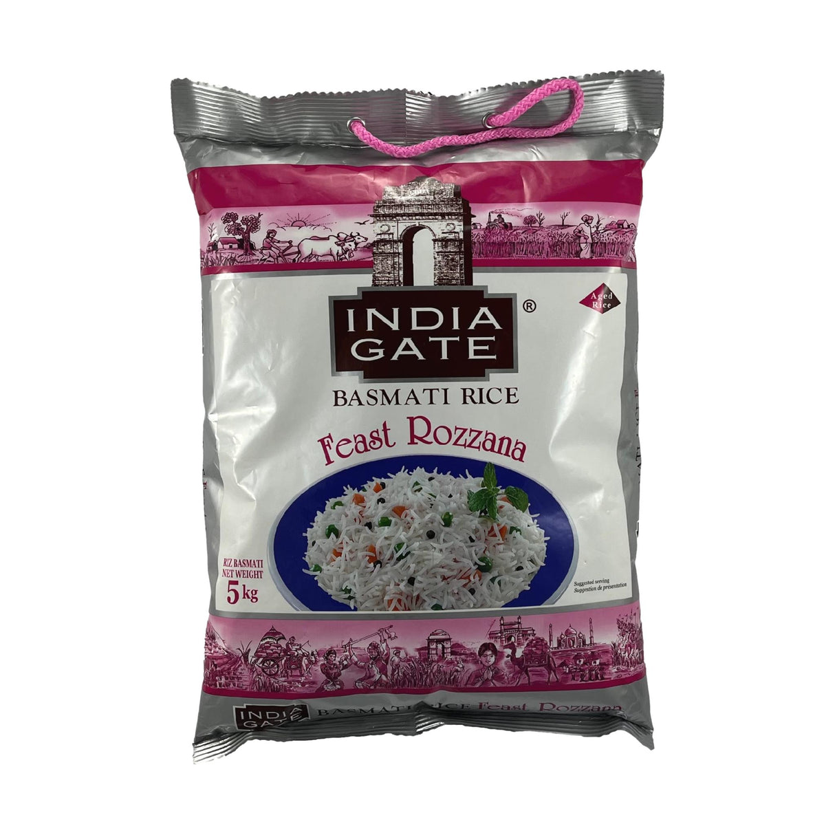 India Gate Basmati Rice Feast Rozzana 5kg