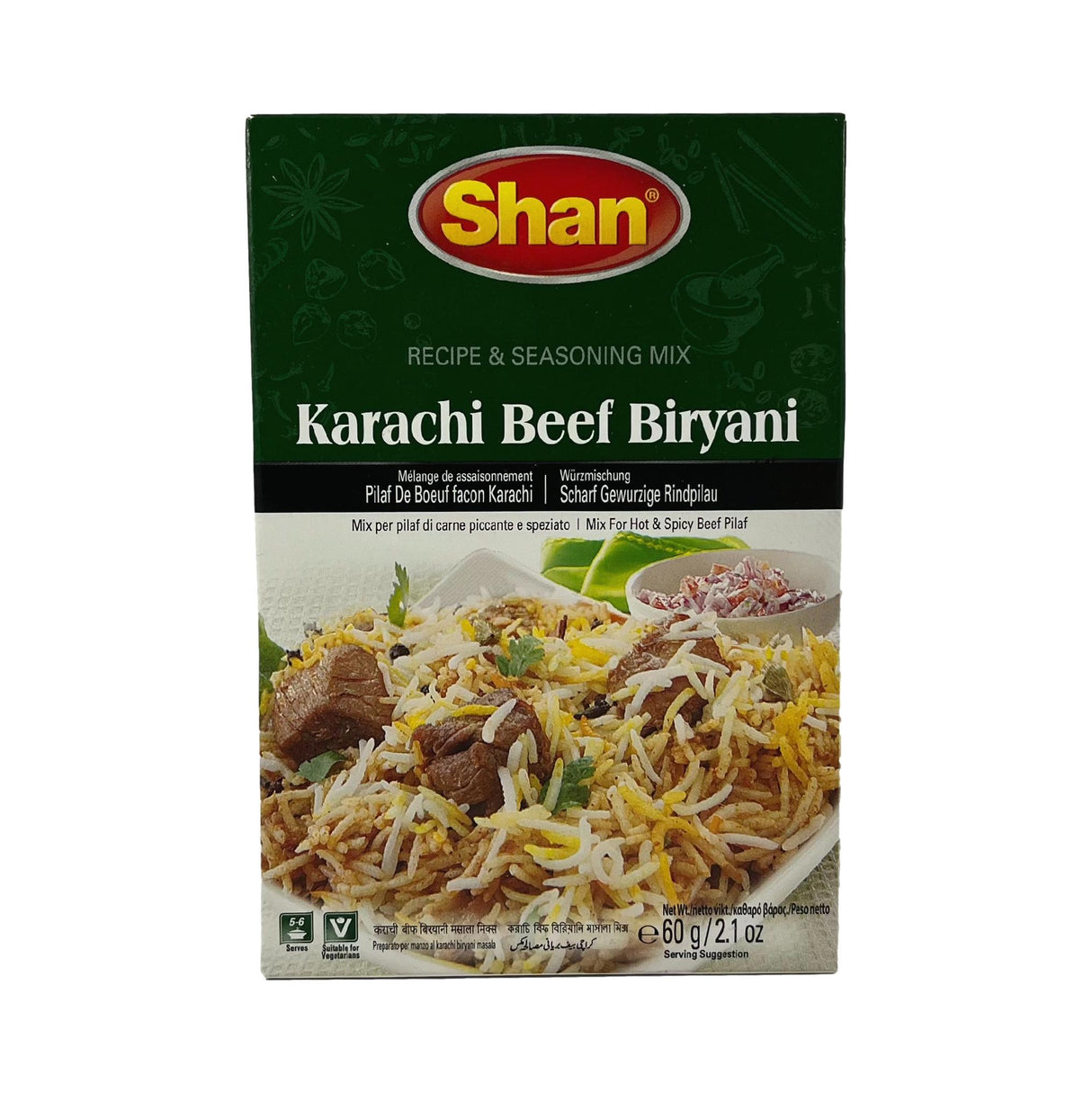 Shan Recipe & Seasoning Mix Karachi Beef Biriyani 60g