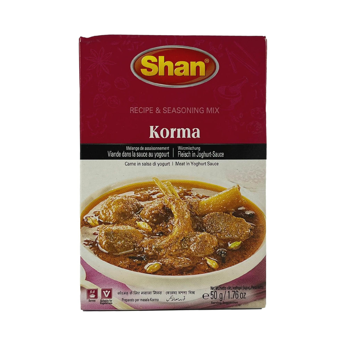 Shan Recipe & Seasoning Mix Korma 50g