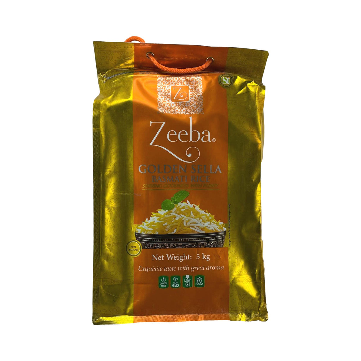 Zeeba Golden Sella Basmati Rice 5kg