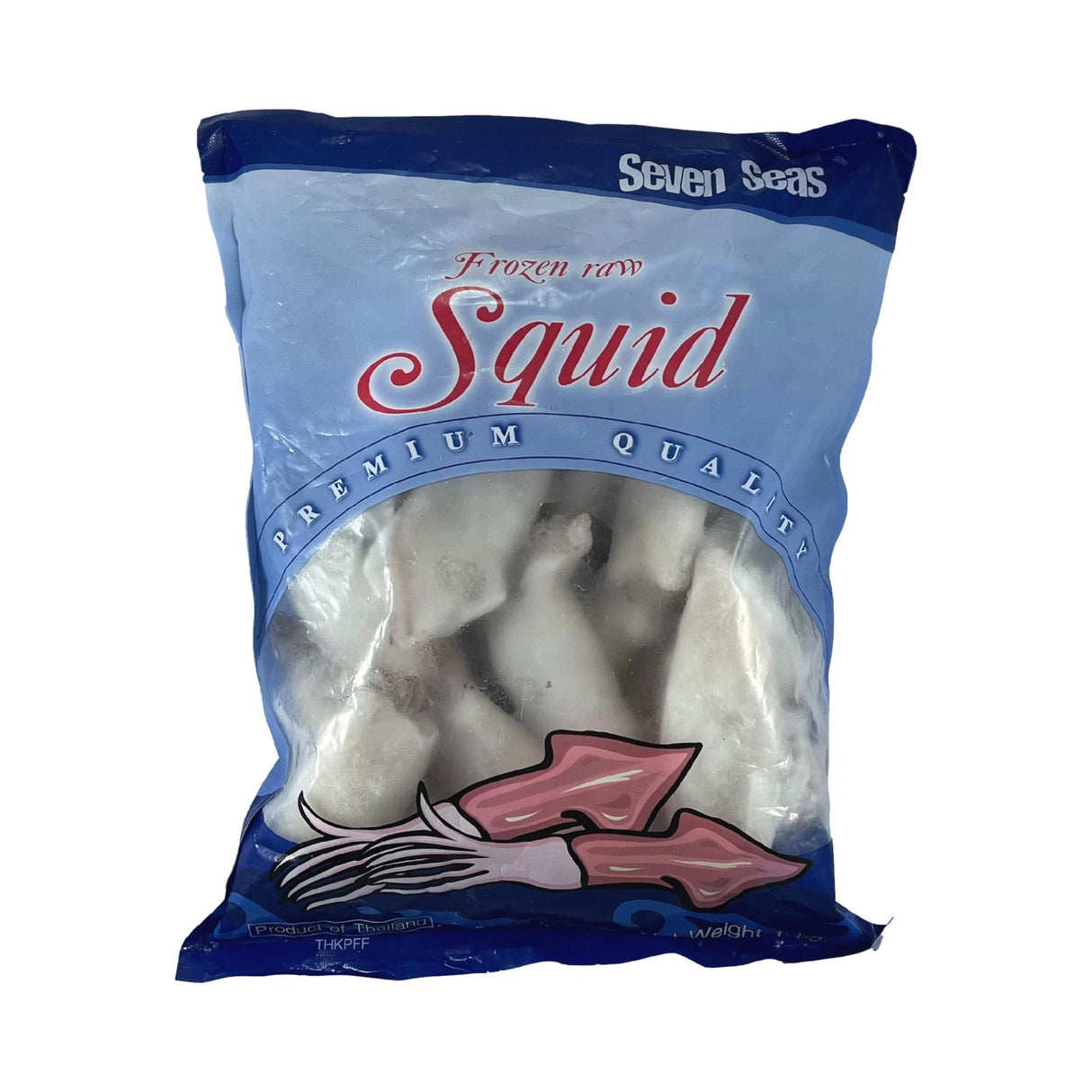 Seven Seas Frozen Raw Squid 1kg