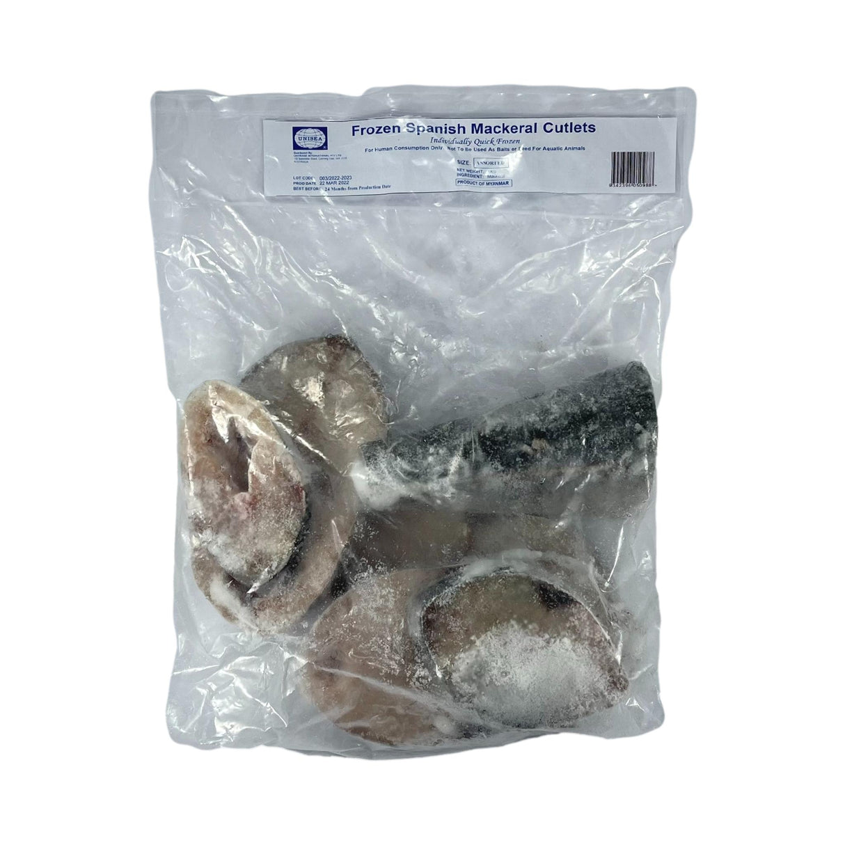 Unisea Frozen Spanish Mackerel Cutlets 1kg