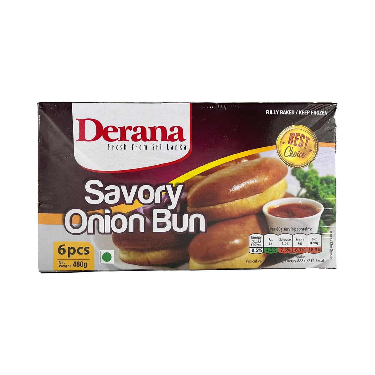 Derana Onion Bun 480g