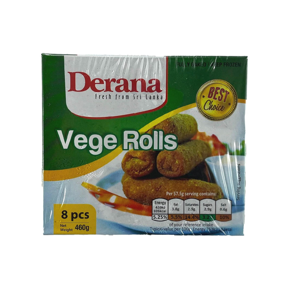 Derana Vege Rolls 8pcs 460g