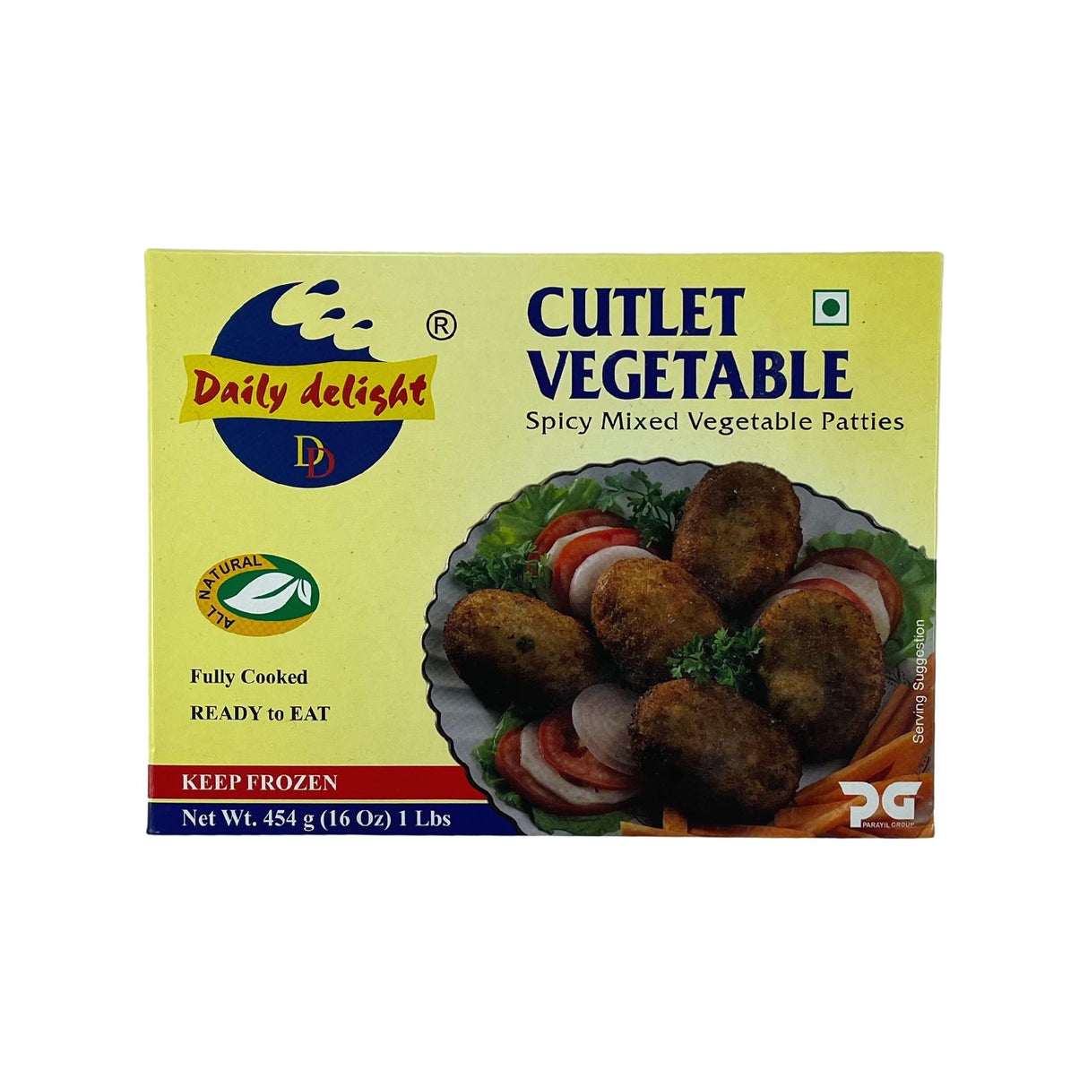 Daily Delight Cutlet Vegetable 454g