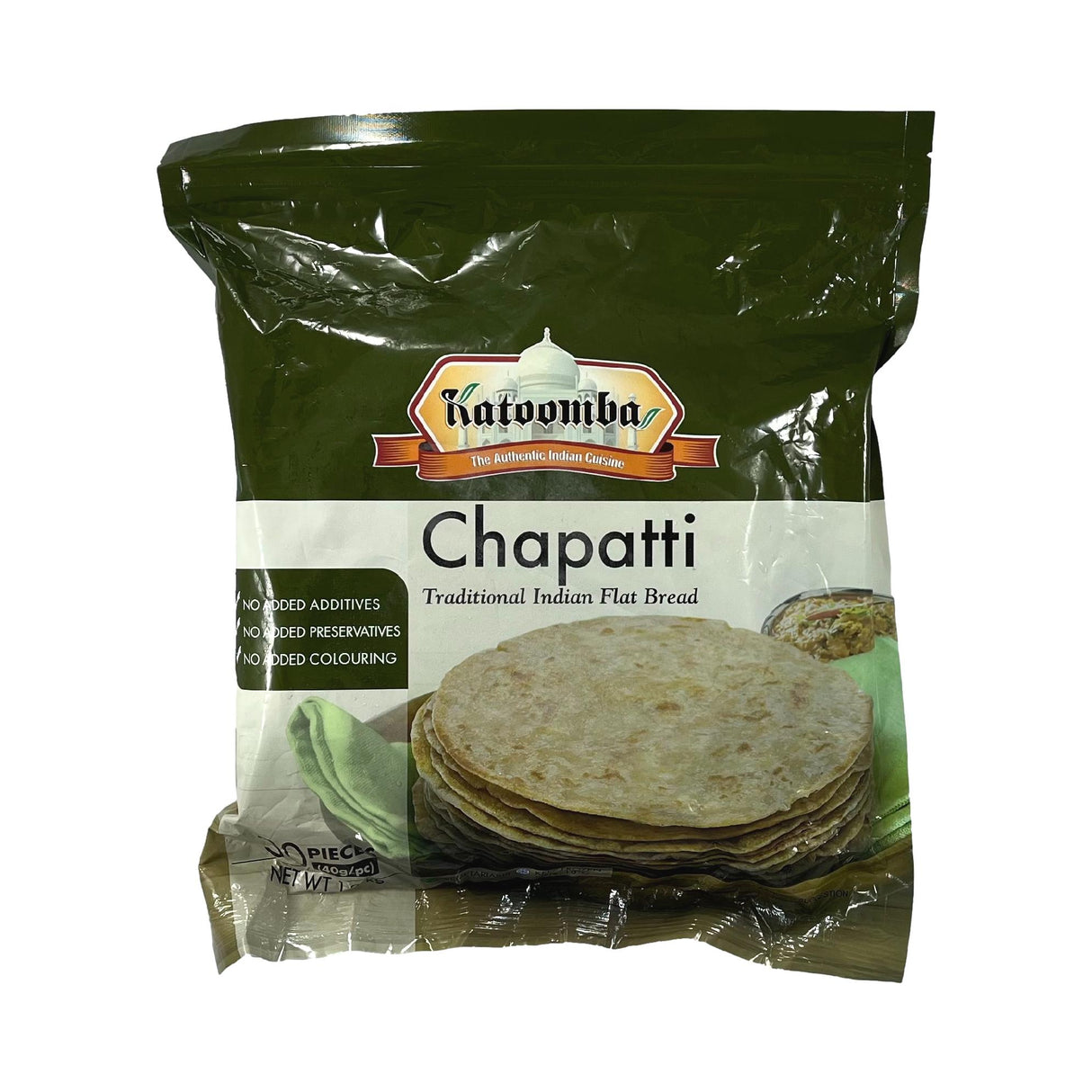 Katoomba Chapatti Traditional Indian Flat Bread 30pc 1.2kg