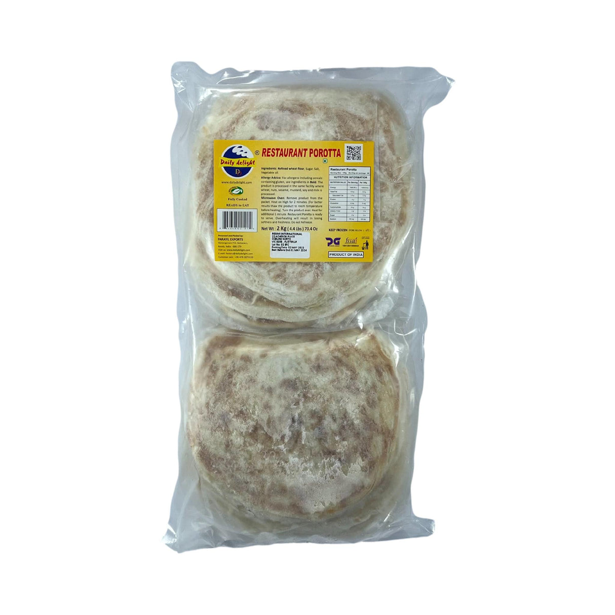 Daily Delight Restraunt Porotta 2kg