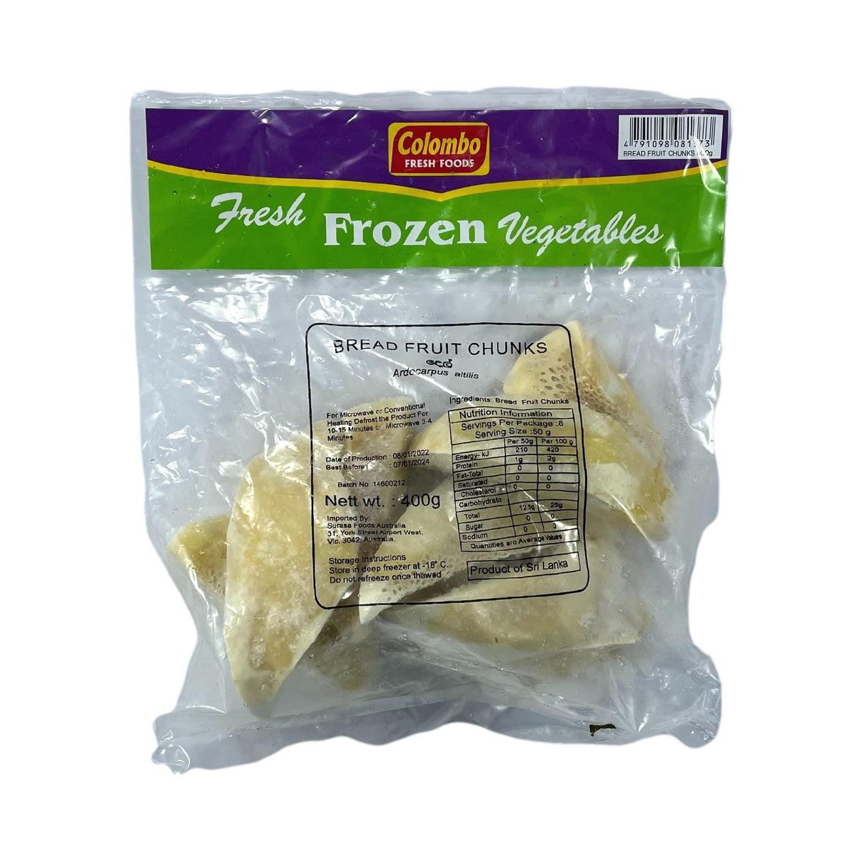 Colombo Bread Fruit Chunks 400g