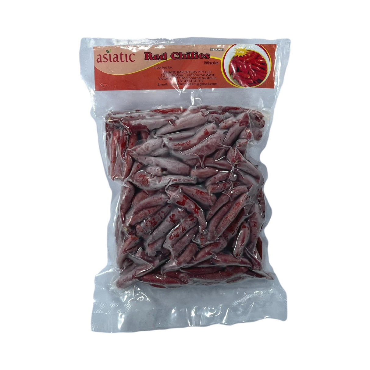 Asiatic Red Chillies Whole 500g