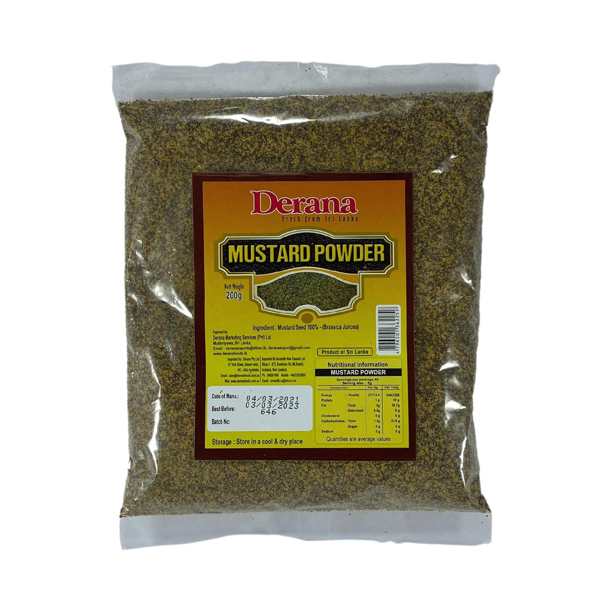 Derana Mustard Powder 200g