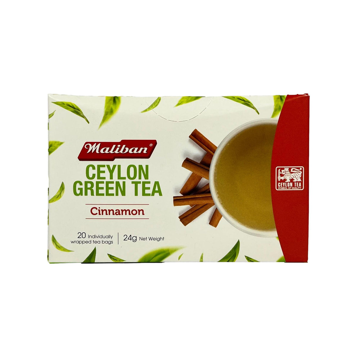 Maliban Ceylon Green Tea Cinnamon 20bgs 24g