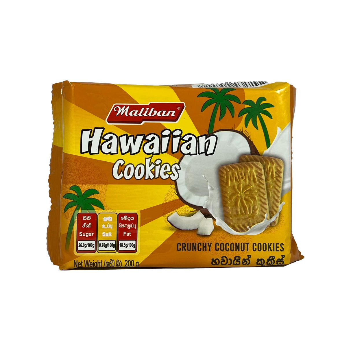 Maliban Hawaiian Cookies 200g