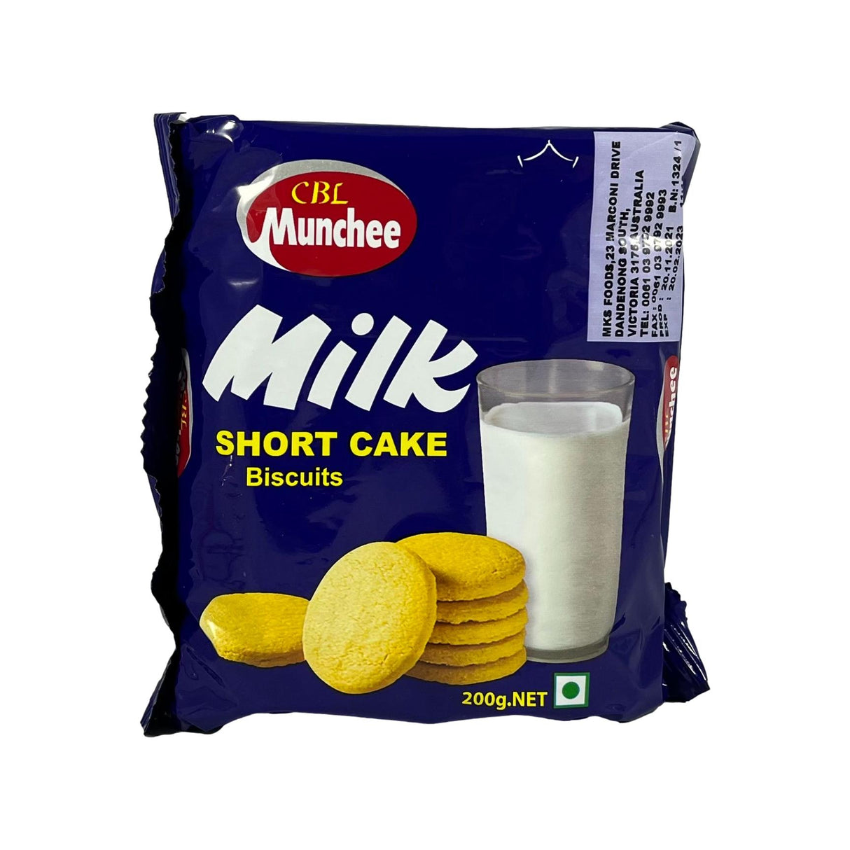 Munchee Milk Short Cake Biscuits 200g