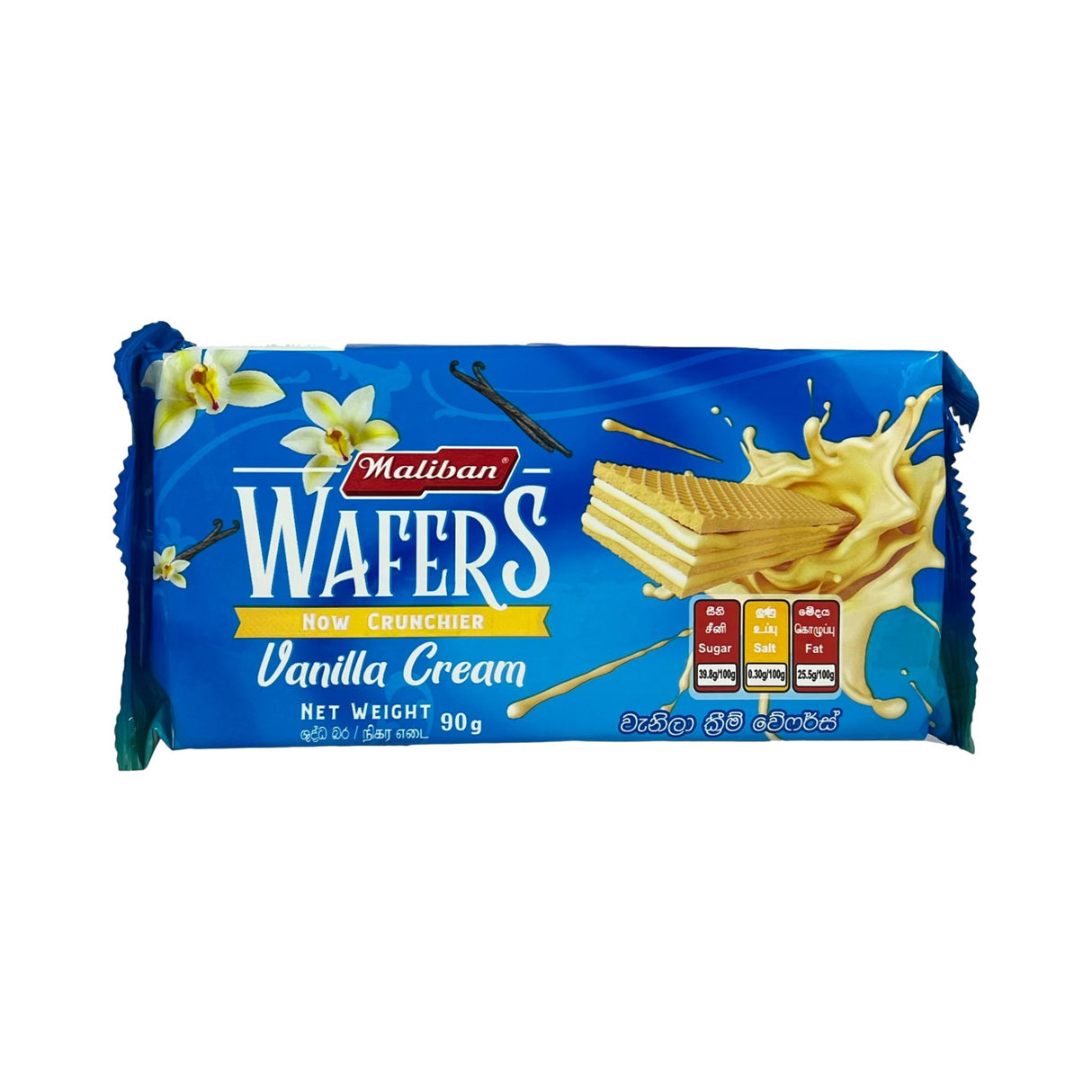 Maliban Wafers Vanilla Cream 90g