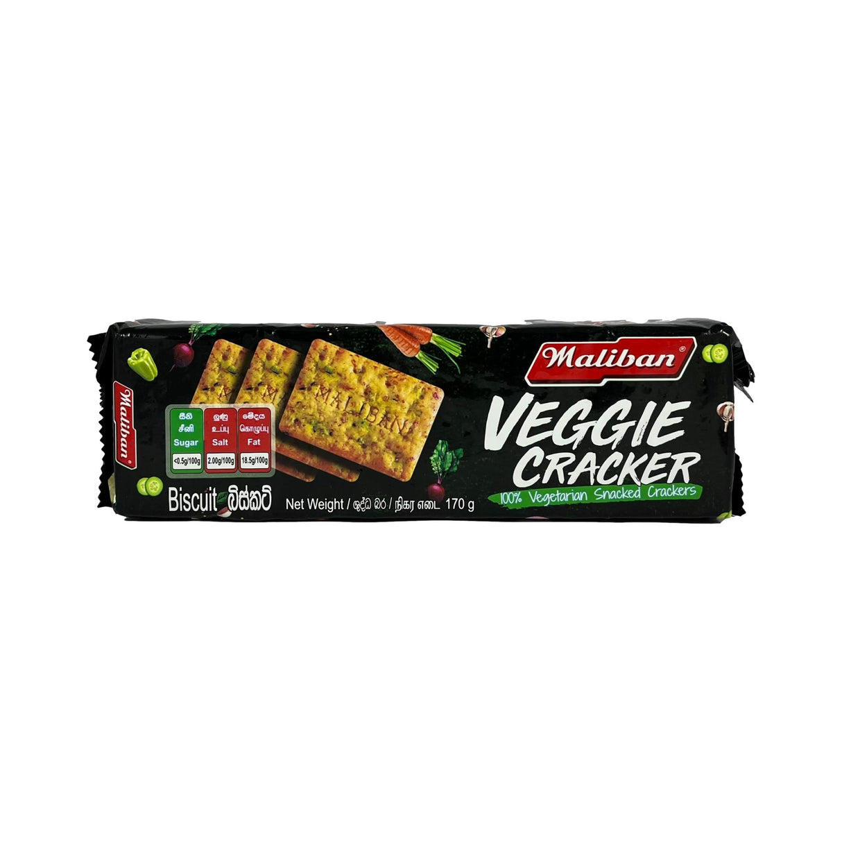 Maliban Veggie Cracker 170g